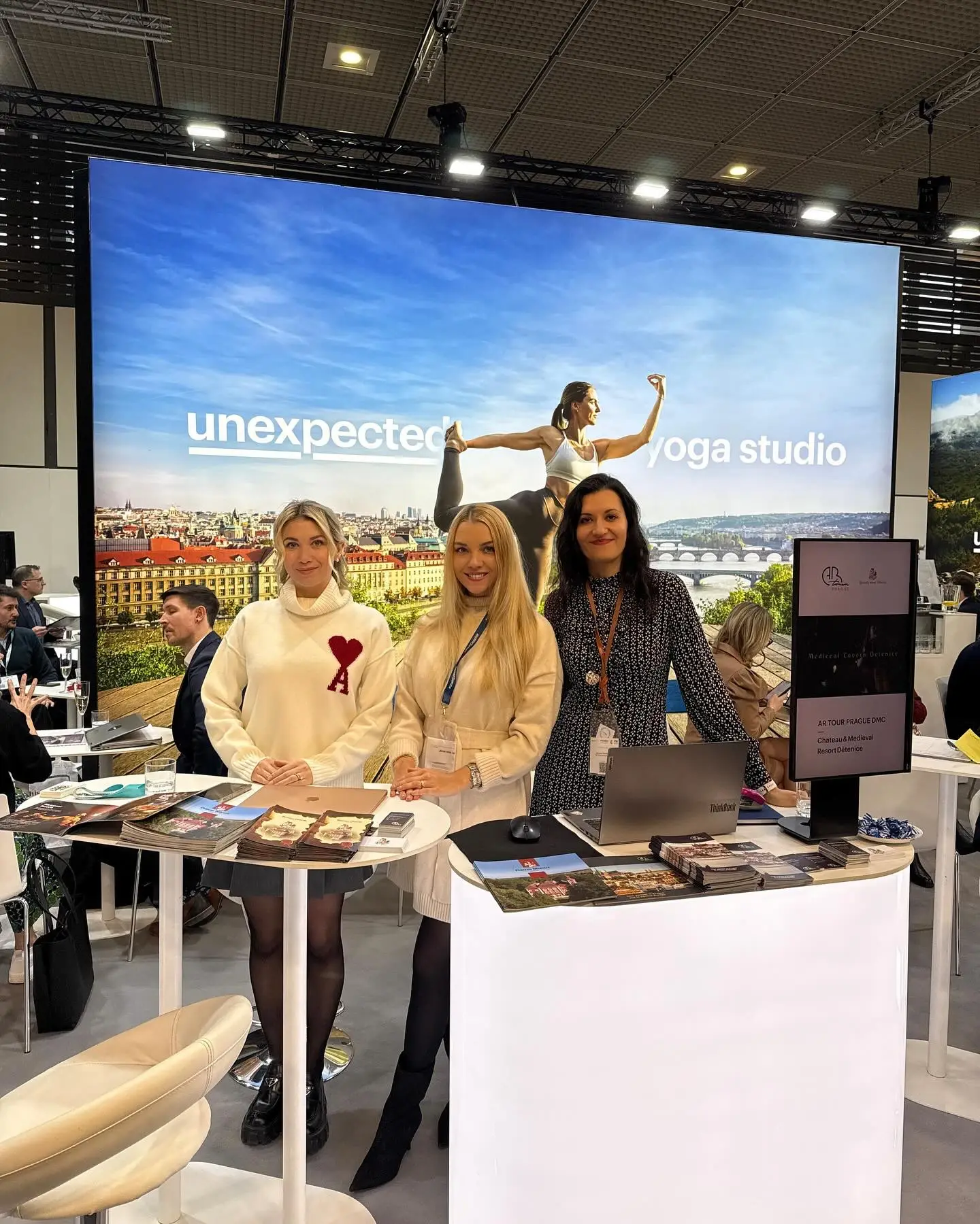 The AR Tour Prague DMC team at their stand at ITB Berlin